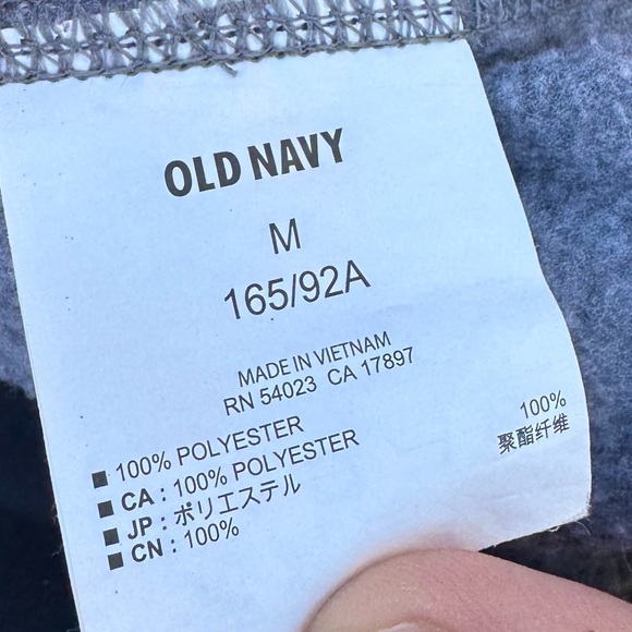 Old Navy soft grey zip up warm fleece jacket / M / Excellent condition - Picture 11 of 11